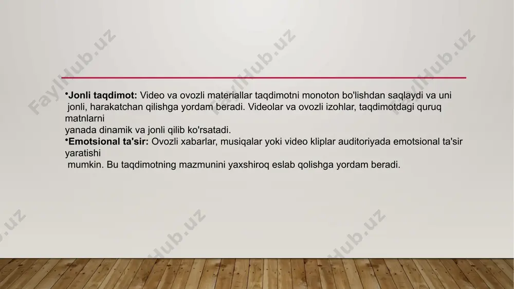 ms power pointda ovoz va video lavhalarga ishlov berish - Page 4