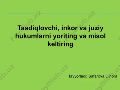 etnik nizolarning sabablari — PPTX