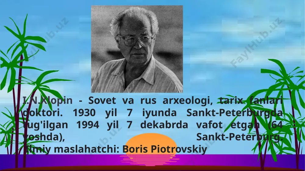 lari orasida oʼzining mahobatli koʼrinishi bilan boshqalardan tubdan ajralib turadi. hukmdor qasri ichidagi xonalar juda oddiy, ular tashqi devor osti boʼylab joylashtirilgan. saroyning oʼrta qismida esa yaqin 20 kvadrat metr joyni egallagan supa borligi aniqlandi. tarix taqozasiga koʼra, monumental bino hovlisida supaning boʼlishi ushbu saroyni shahar hukmdorining qarorgohi ekanligidan dalolat edi. jarqoʼton shahristoni. jarqoʼtonning shahriston deb atalgan qismi arki a‘lodan janubga tomon choʼzilib ketgan 15 gektar yaqin tepaliklardan iborat. shulardan 6 tasida katta va kichik hajmdagi qazishmalar oʼtkazilgan. ayniqsa, №5 va №6 tepalar qazilmalarining natijalari sermahsul boʼlgan. tepa №5 tub ma‘nodagi turor-joy massivi boʼlib chiqdi. 50 gektar yaqin xonalar va ularning poli ostidan, xonalarga kirish eshiklari ostonasi ostidan, ayrim xonalarning devorlari ostidan qabrlar ochildi. ochilgan qabrlar sopolli madaniyatining jarqoʼton bosqichiga tegishli boʼlib, dastlab jarqoʼton shahrining shimoliy-gʼarbiy qismi oʼzlashtirilganligi aniqlandi. bu joyda ochilgan uylar 1,5 metr qalinlikdagi platforma ustiga qurilgan boʼlib, ular koʼp xonali hovlilardan iborat boʼlgan. har bir hovlida oʼchoqlarni …