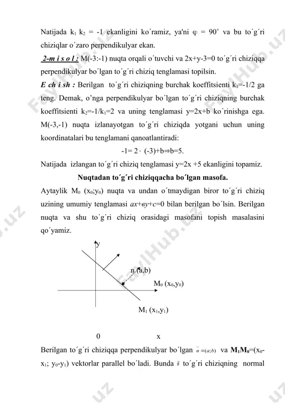 to'g’ri chiziqlarga doir ayrim masalalar - Page 4