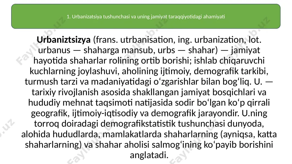 urbanizatsiya va aglomeratsiyalarning samaradorligi - Page 3