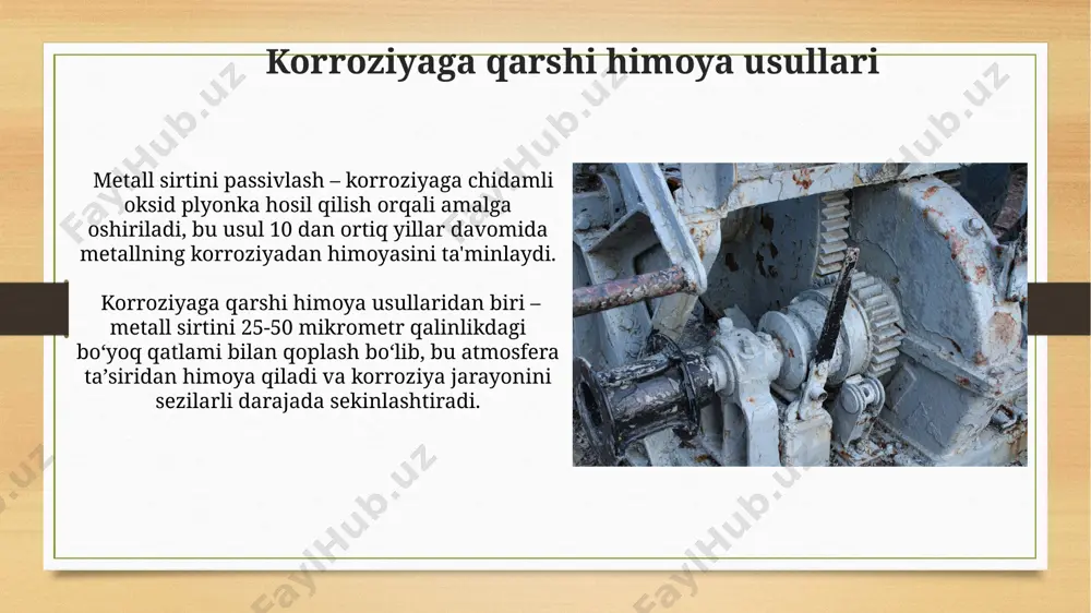 metallarning korroziyasi va unga qarshi kurashish usullari - Page 4