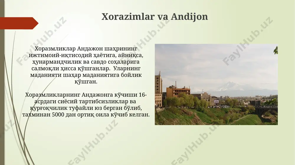 andijon shahridagi tarixiy joylar taqdimoti - Page 3