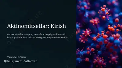 aktinomitsetlar — PDF