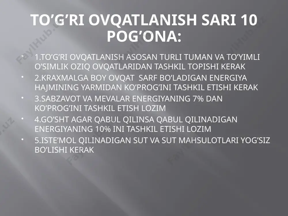 ovqatlanish asoslar - Page 5