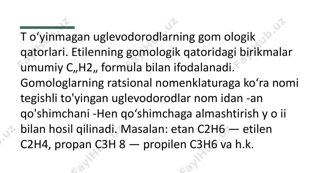 to'yinmagan uglevodorodlar va ularning siklik analoglari - Page 3
