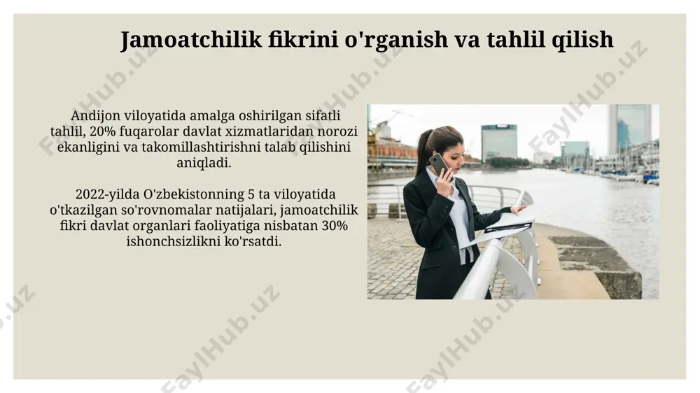 oyatida 2025 yilgacha "ochiq hukumat" tamoyillarini amalga oshirishni kuchaytirish maqsadida, davlat organlari faoliyati to'g'risida ma'lumotlarning 80% dan ortig'ini onlayn rejimda e'lon qilishni ta'minlash lozim. e'tiboringiz uchun rahmat @taqdimot_robot image3.jpg image4.jpg image5.jpg image6.jpg image7.jpg image8.jpg image9.jpg image10.jpg image11.jpg image12.jpg image13.jpg image14.jpg image15.jpg image16.jpg image17.jpg image18.jpg image19.jpg