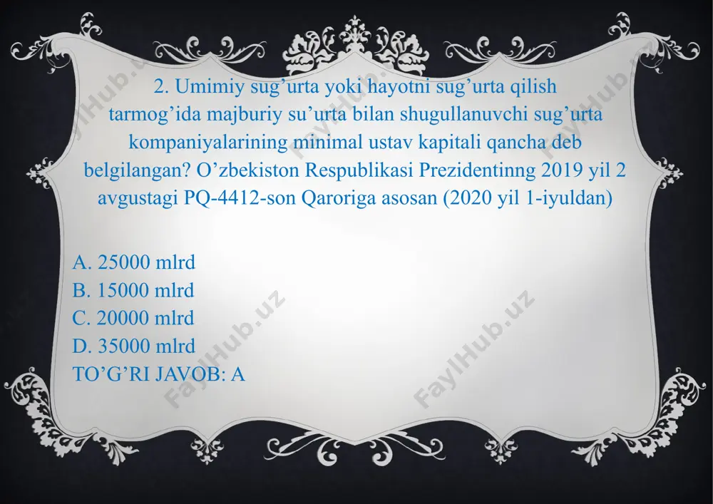 sug'urta bozorining tarkibi, holati va muammolari - Page 3