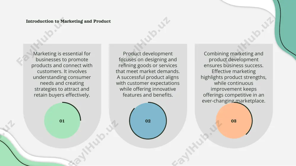 ions with potential customers and enhance brand visibility. content marketing, seo, and paid advertising maximize brand awareness and customer retention. utilizing data-driven strategies ensures targeted messaging, leading to higher conversion rates and increased customer loyalty over time. traditional channels like tv, radio, and print still play a role in marketing strategies. an integrated approach combining digital and traditional methods enhances overall marketing effectiveness and impact. measuring marketing success 01 measuring marketing success requires tracking key performance indicators such as customer engagement, conversion rates, and return on investment to evaluate campaign effectiveness and business growth accurately over time. 02 analyzing customer feedback, purchase patterns, and brand awareness helps businesses assess marketing impact, refine strategies, and align product offerings to meet evolving consumer needs and market expectations. 03 utilizing data-driven insights and marketing analytics enables companies to optimize budgets, improve targeting, and enhance messaging effectiveness, ensuring sustainable success and maximizing overall marketing …