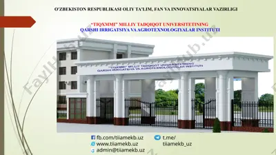 yashil iqtisodiyot kursi — PPTX