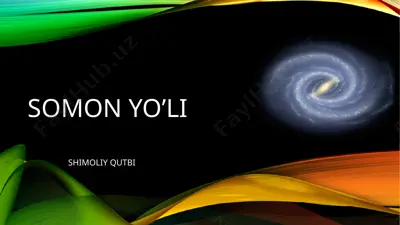 somon yo’li - shimoliy qutbi — PPTX